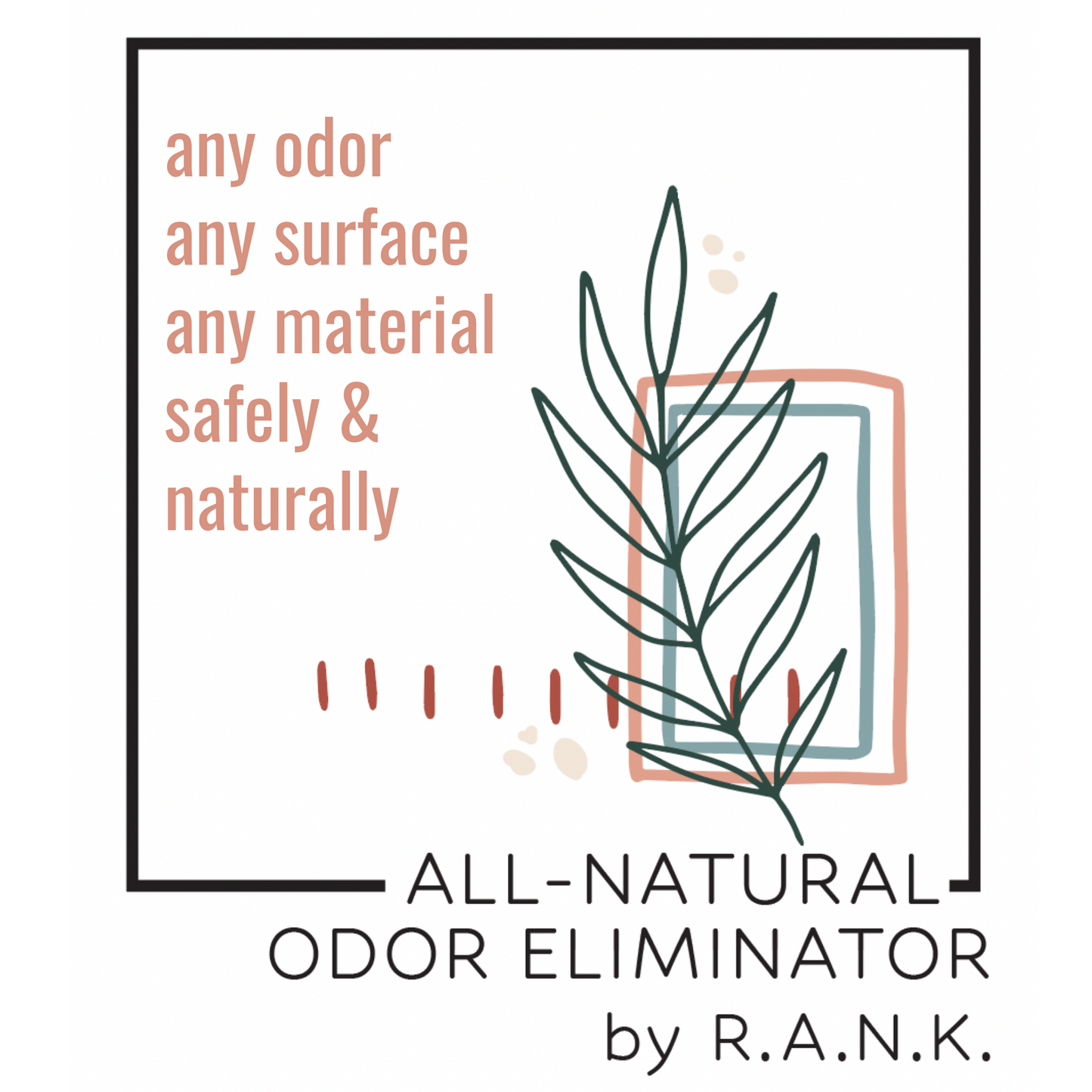 Twin Pack RANK Natural Odor Eliminating Spray